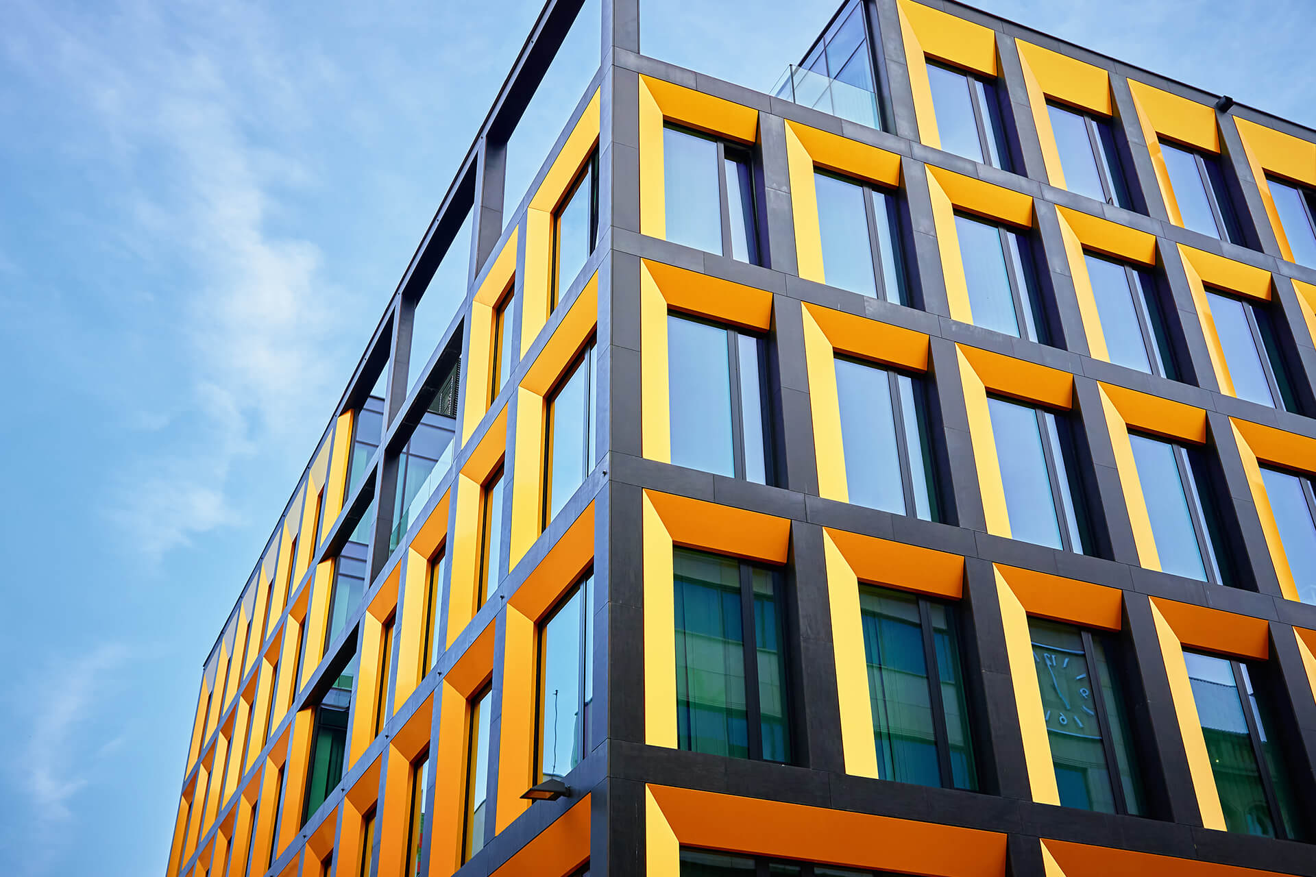 modern office building with windows 9H9JBT8